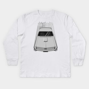 Pontiac GTO 1965 - Silver Kids Long Sleeve T-Shirt